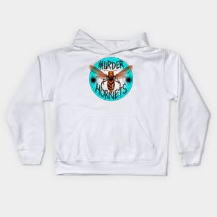 Murder Hornet logo Kids Hoodie